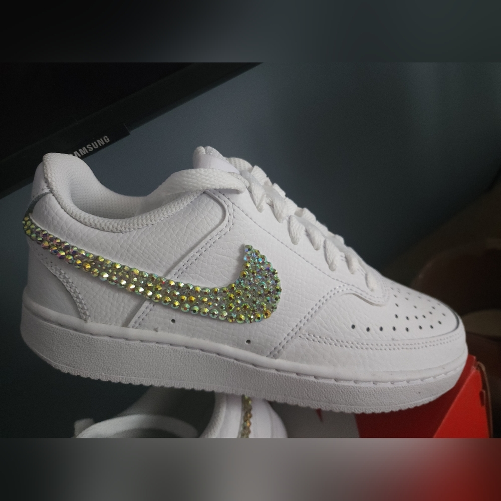 Bling Nike Court Vision Low Women's Shoes